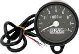 2.4\" Mini Electronic 8000 RPM Tachometer - Black Housing - Black Face 1986 - 2003
