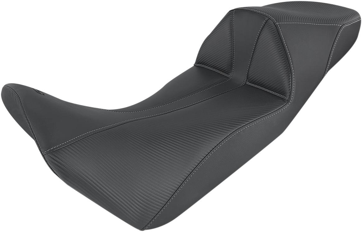 Adventure Tour Seat - One-Piece - Low - Stitched - Black - Africa Twin 2016 - 2019