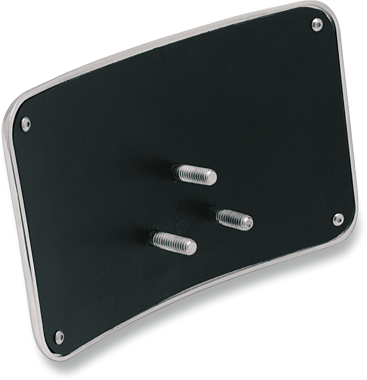 License Plate Mount - 3 Hole - Chrome