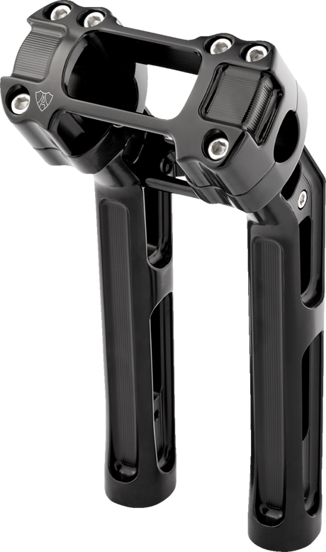 Method Kickback Handlebar Riser - Softail Gauge Cut-Out - 10\" - Black 2018 - 2024