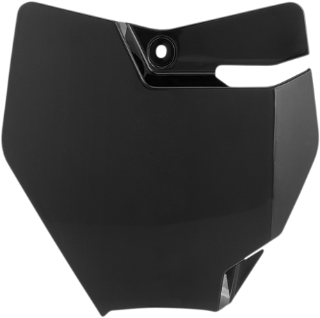 Front Number Plate - Black 2016 - 2023