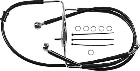 Brake Line - +6\" - Black - XL 2016 - 2020