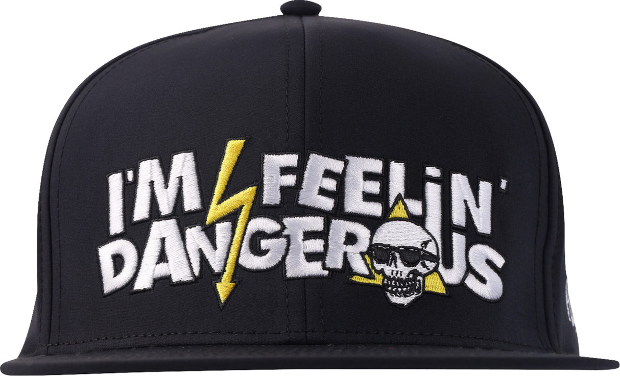 Shocking Hat - Black/Yellow - One Size