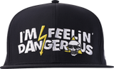 Shocking Hat - Black/Yellow - One Size