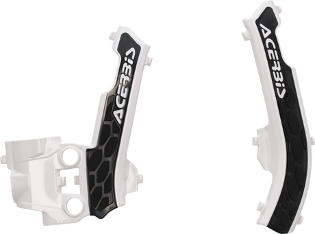 X-Grip Frame Guards - White/Black - Gas Gas | Husqvarna | KTM 2016 - 2023