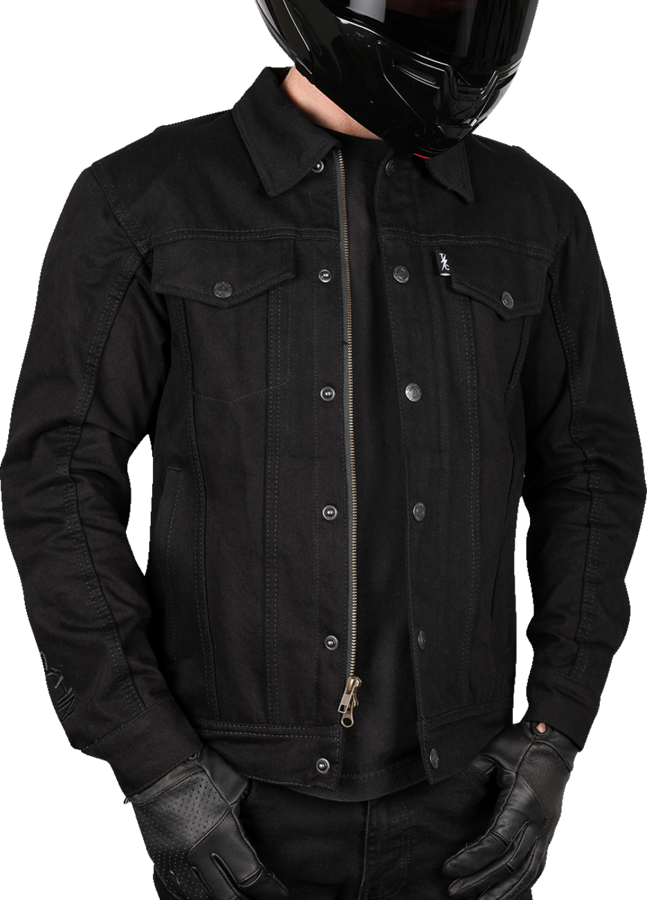 Highway v2 Denim Riding Jacket - Black - 2XL