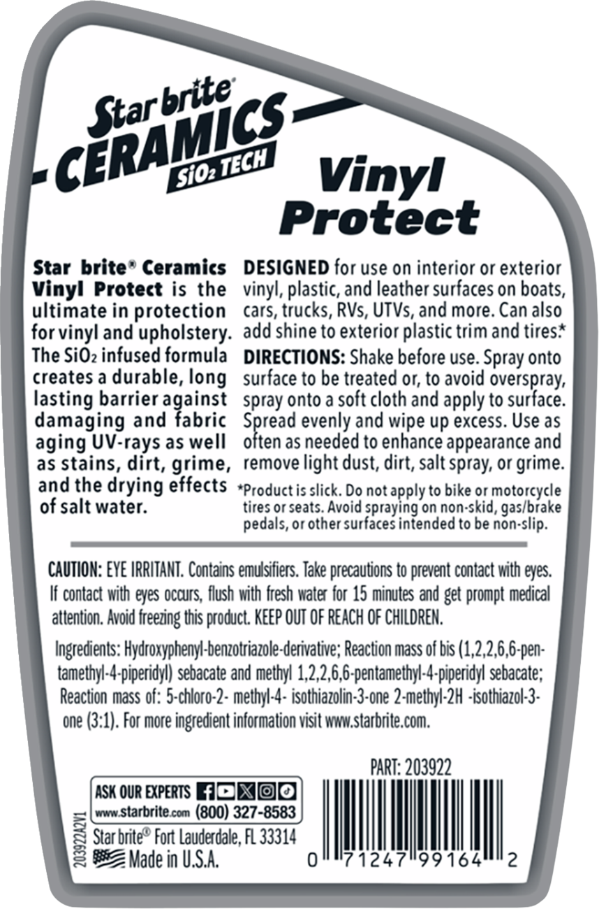 Ceramic Vinyl Protectant - 22 U.S fl oz.
