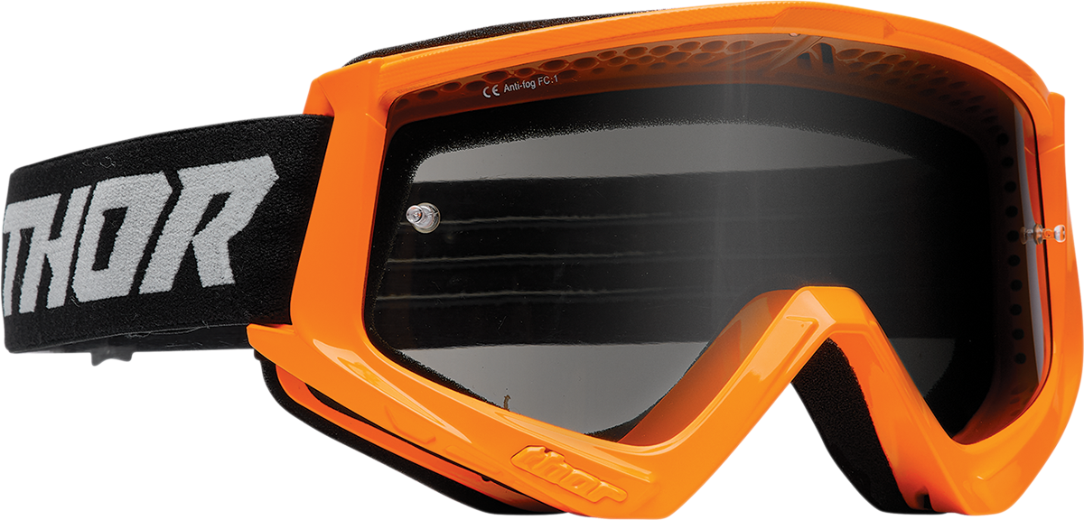 Combat Sand Goggle - Racer - Flo Orange/Gray - Smoke Lens