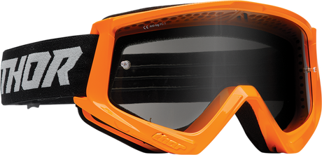 Combat Sand Goggle - Racer - Flo Orange/Gray - Smoke Lens