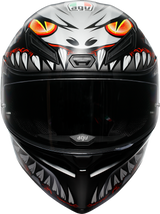 K1 S Helmet - Lyzard - Matte Black/Gray/Red - XL