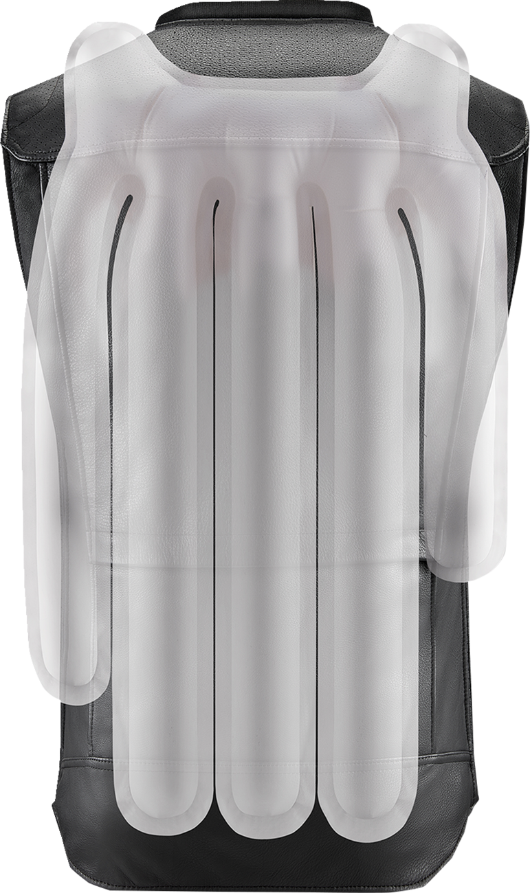 Tech-Air® 3 v2 Leather Vest - Black - 3XL