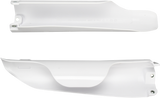 Lower Fork Covers - White 2005 - 2007