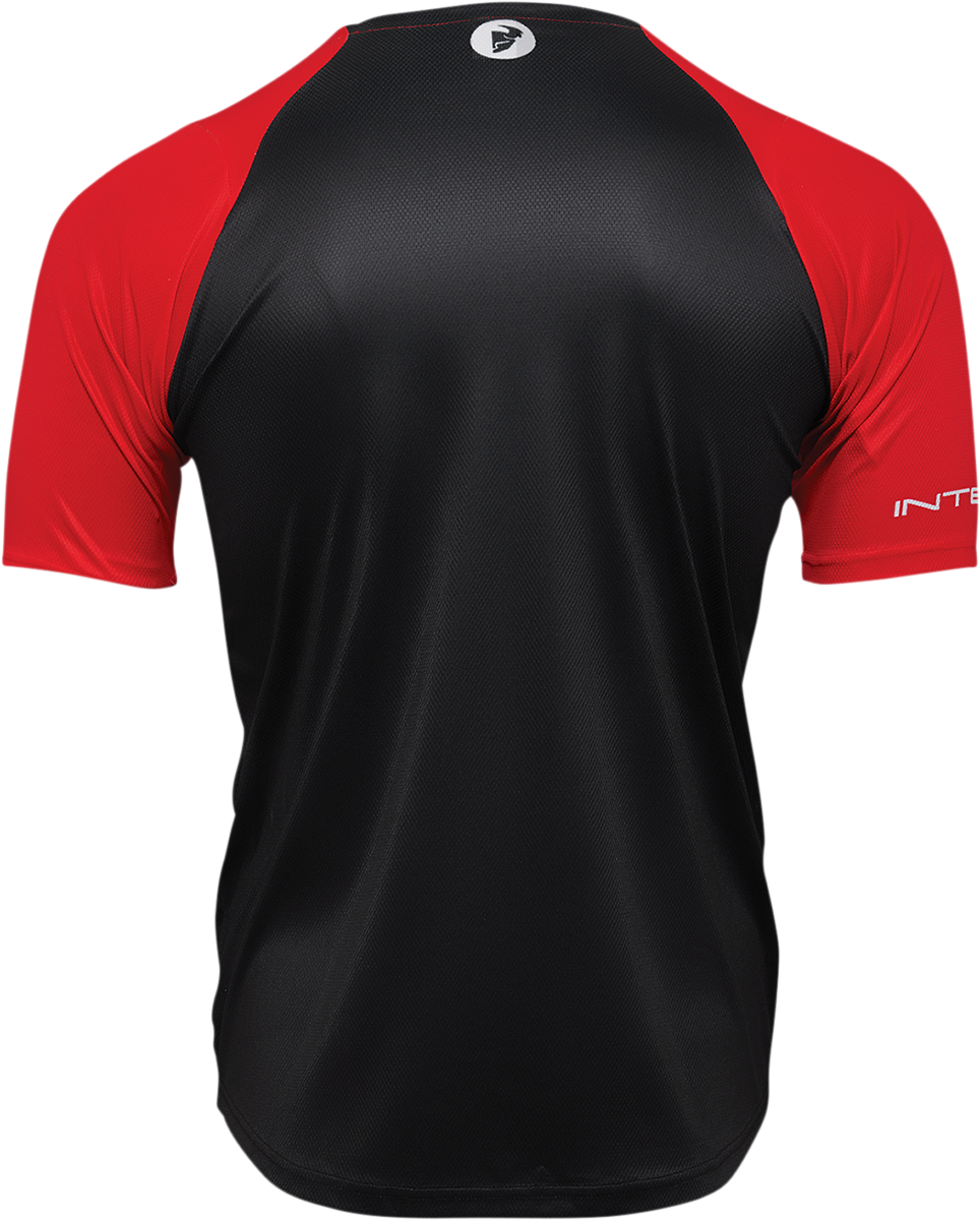 Intense Assist Chex Short-Sleeve Jersey - Red/Black - Medium