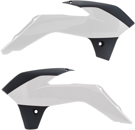 Radiator Shrouds - White/Black 2013 - 2017