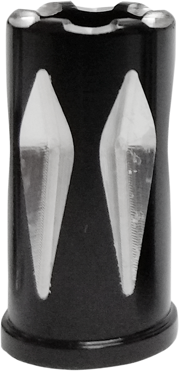 Valve Stem Cap - Rival - Black - Anodized