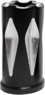 Valve Stem Cap - Rival - Black - Anodized