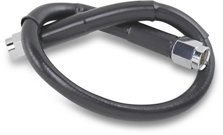 Universal Brake Line - Black - 12\"