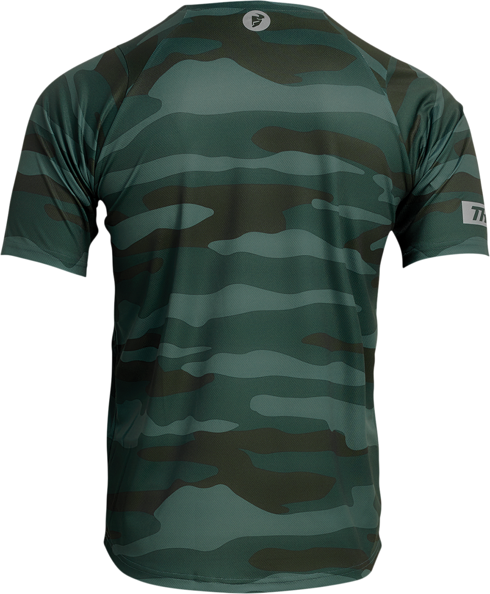 Assist Short-Sleeve Jersey - Camo Green - XL
