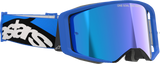 Supertech Goggle - Stream - Blue - ABS Vision - Blue Mirror Lens