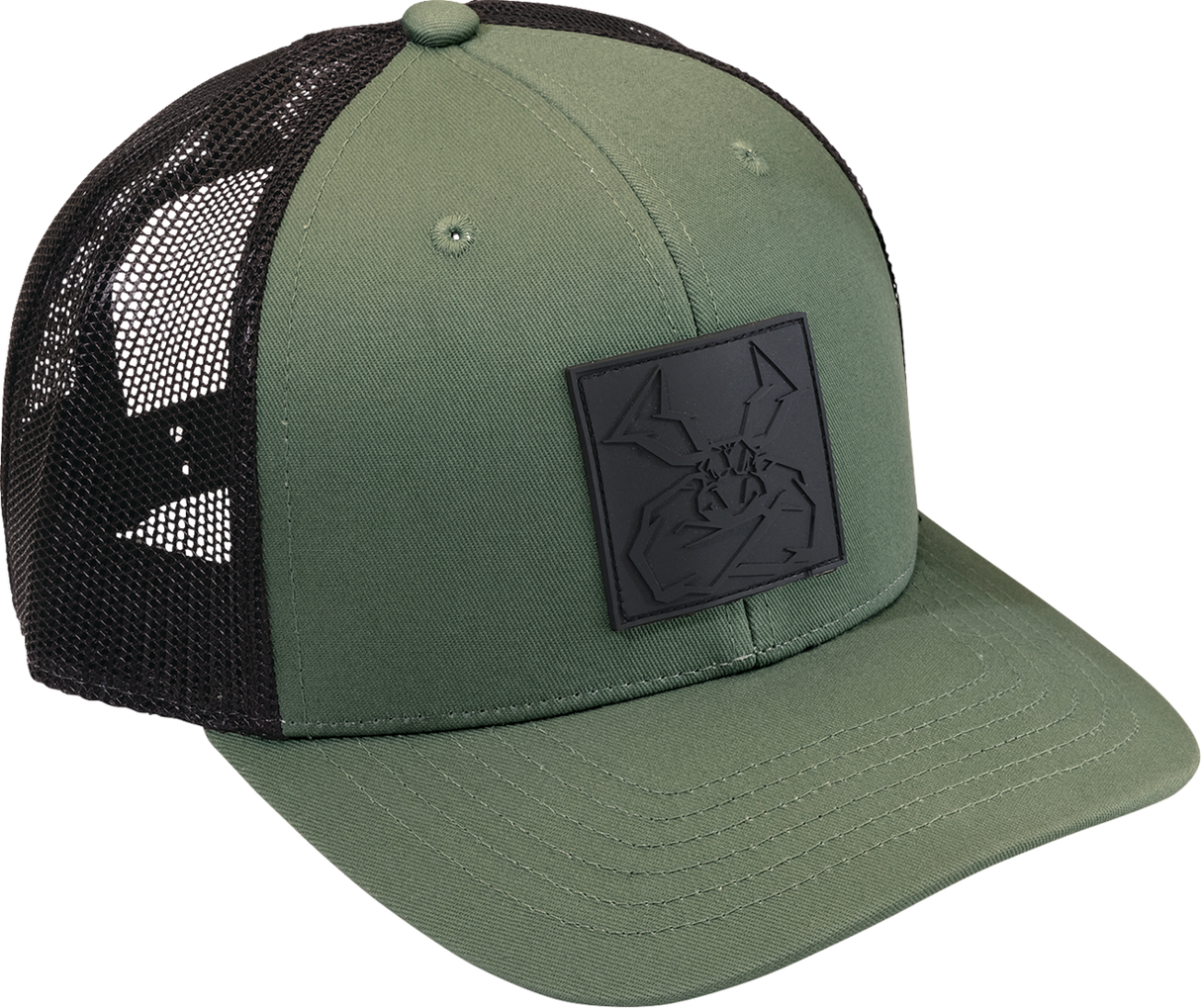 Moose Agroid Embossed Hat - Green/Black - One Size