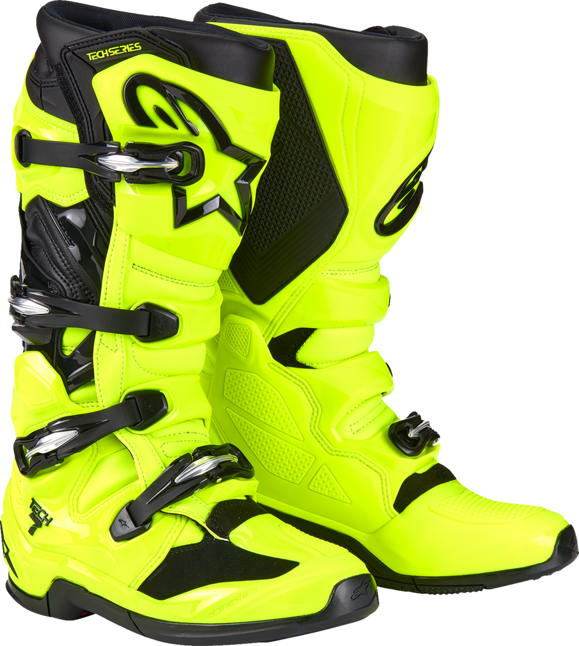 Tech 7 Boots - Fluorescent Yellow/Black - US 13 / EU 48