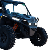 Front Bumper/Skid Plate with White Lights - Black - RZR XP 1000 2024 - 2025