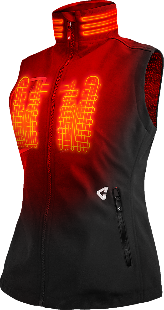 Women\'s 7V Torrid Softshell Heated Vest 2.0 - Black - Medium