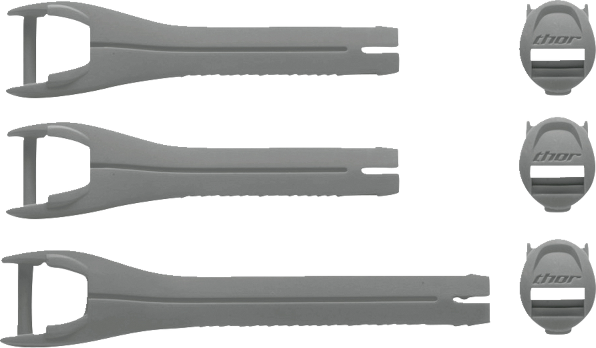 Youth Blitz XR Boots Strap Kit - Gray/Charcoal