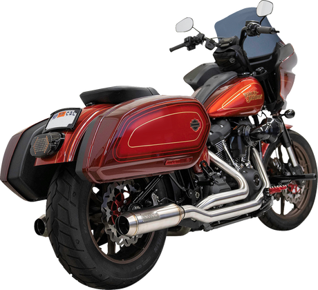 True Dual Performance Exhaust System with 4\" Muffler - Stainless Steel 2018 - 2023