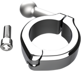 Ball Mount - Aluminum Clamp - 1-1/4\" Handlebars - Chrome