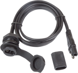 Weatherproof SAE Thin Panel Mount Socket O-40 - Long