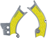 X-Grip Frame Guards - Gray/Yellow - RM-Z 250/450 2018 - 2023