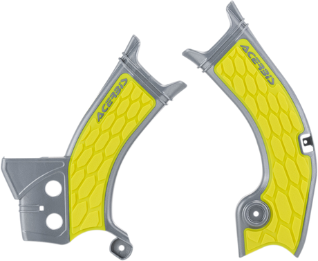 X-Grip Frame Guards - Gray/Yellow - RM-Z 250/450 2018 - 2023