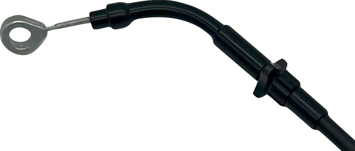 EZ Install Upper Clutch Cable - FLTR/FLHX \'21-\'23 - +10\" - Black 2021 - 2023