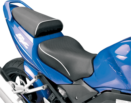 World Sport™ Performance Seat - Black - Carbon FX - with Cover - Suzuki \'04-\'09 2004 - 2009