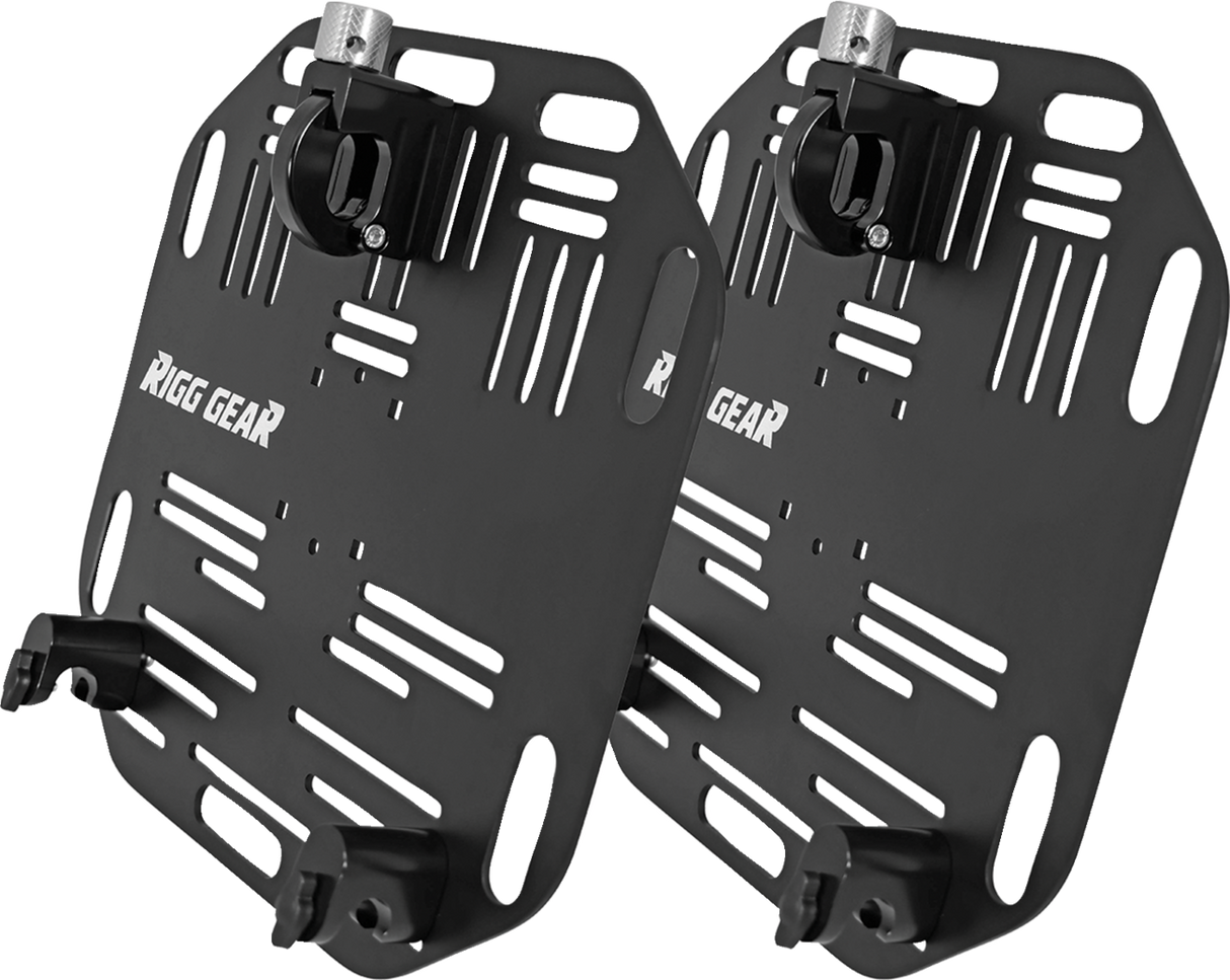 Flatbar Saddlebag Plates - RiggGear - Quick Release