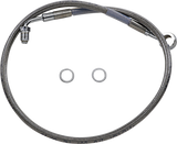 Brake Line - +6\" - Stainless Steel - \'18-\'22 Softail 2018 - 2023