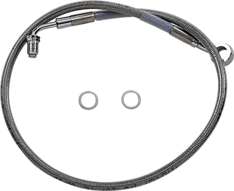 Brake Line - +6\" - Stainless Steel - \'18-\'22 Softail 2018 - 2023