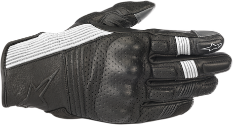 Mustang V2 Gloves - Black/White - Large