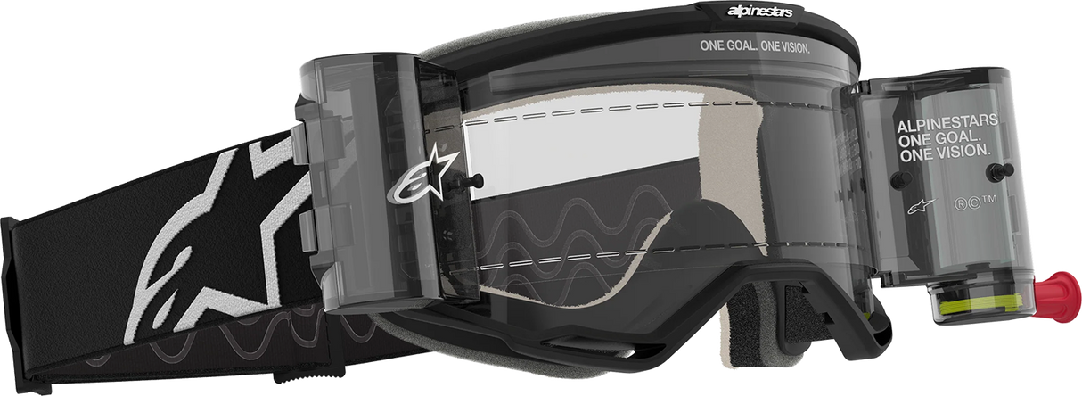 Vision 5 Roll-Off Goggle - Corp - Black - Clear Lens