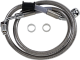 Brake Line - +4\" - Stainless Steel - \'18-\'21 Softail 2018 - 2023