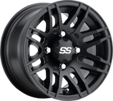 SS316 Alloy Wheel - Front/Rear - Machined Black - 14x7 - 4/110 - 5+2 1987 - 2023