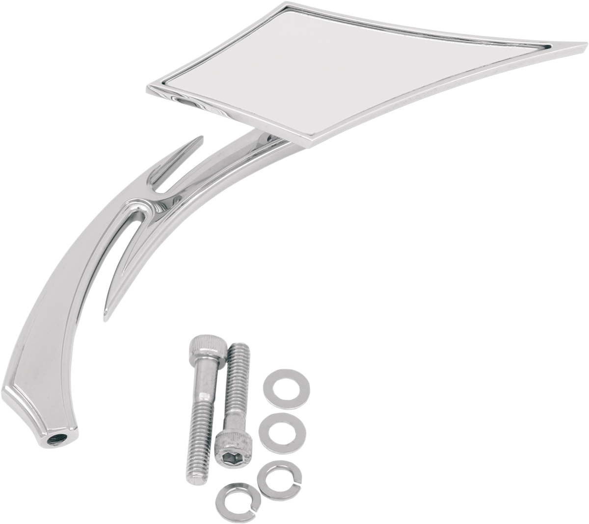 Mirror - Lance - Side View - Diamond - Chrome - Each