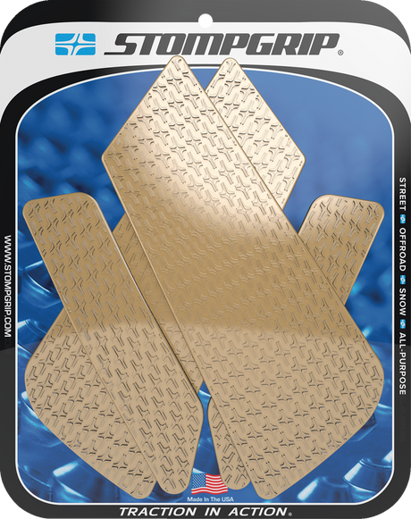 Traction Pad Tank Grips - Icon - Clear - BMW 2020 - 2025