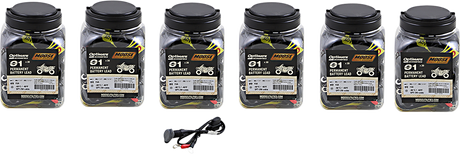 Battery Lead - O1 - SAE/12V - Permanent - Set of 6/20 Pack