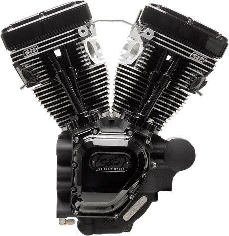 T111 Long Block Engine - Black - Touring 2007 - 2016