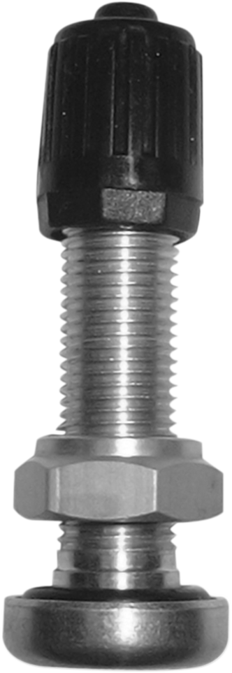 Valve Stem - Straight - Short - Silver