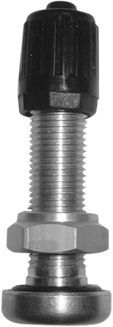 Valve Stem - Straight - Short - Silver