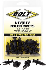 Pry Rivets - M8 - 10 Pack