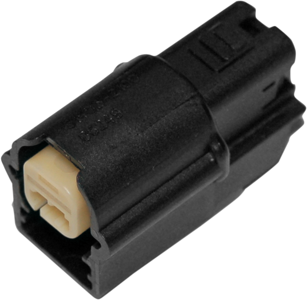 Molex Mini Connector - 2 Pin Female - Black